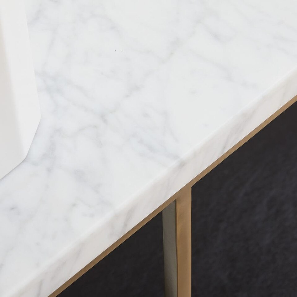 Streamline Bookshelf Marble West Elm UK